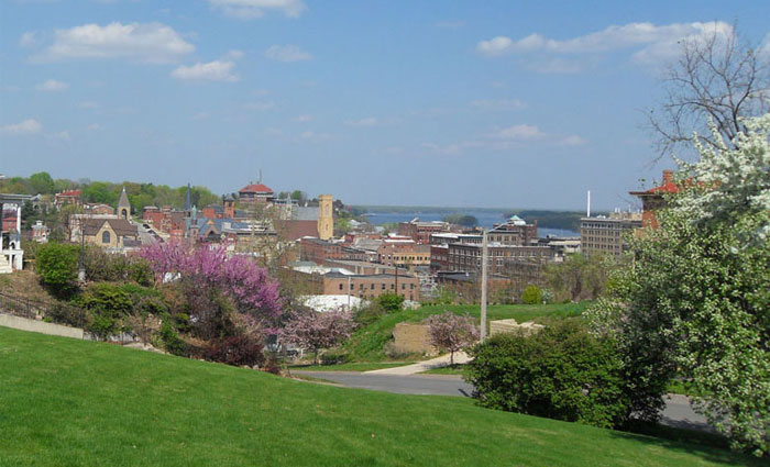 Overlooking Burlington, IA