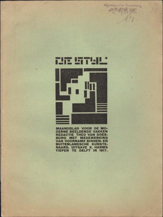 De Stijl No. 1 cover