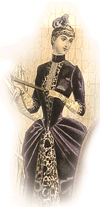 woman in evening gown